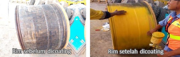 coating rim cat untuk rim hd truck