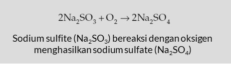 rekasi sodium sulfite