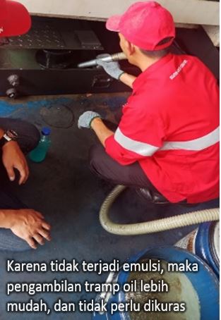 mengatasi tramp oil problem