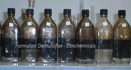 demulsifier bottle test untuk desalter