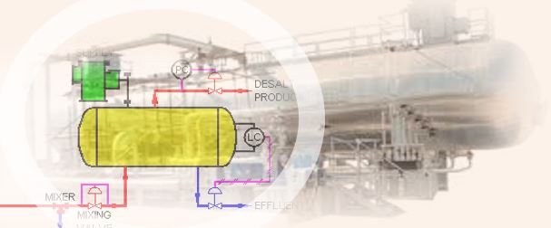 desalter crude oil desalting unit