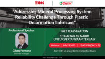 Addressing Mineral Processing System Reliability Challenge Through Plastic Deformation Lubricant