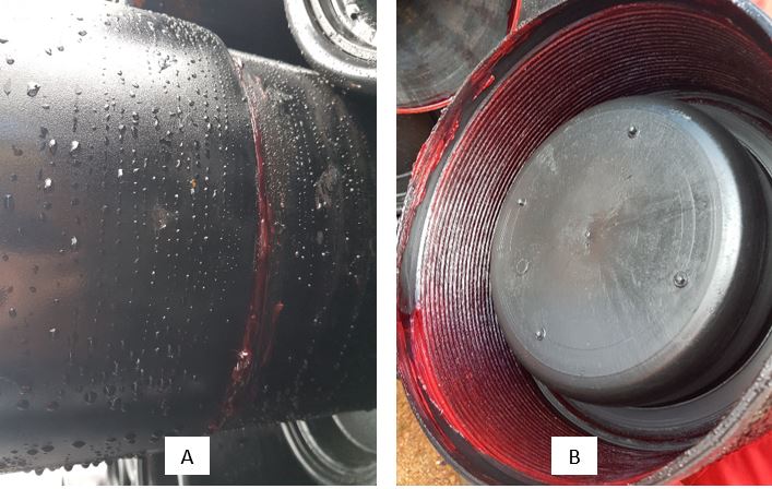 pipa tahan air dengan pipe thread compound