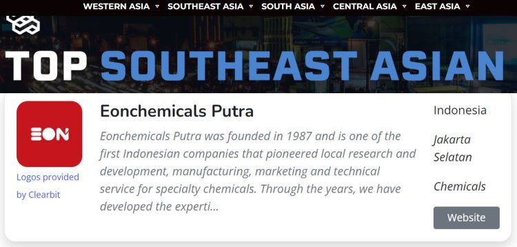 pabrik bahan kimia industri di indonesia