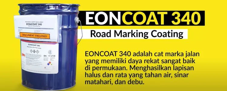 road marking road line paint cat aspal cat beton 