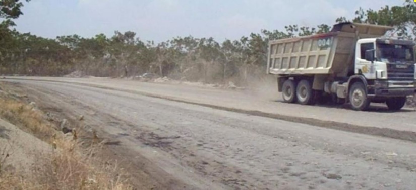 After Dust Suppression Application