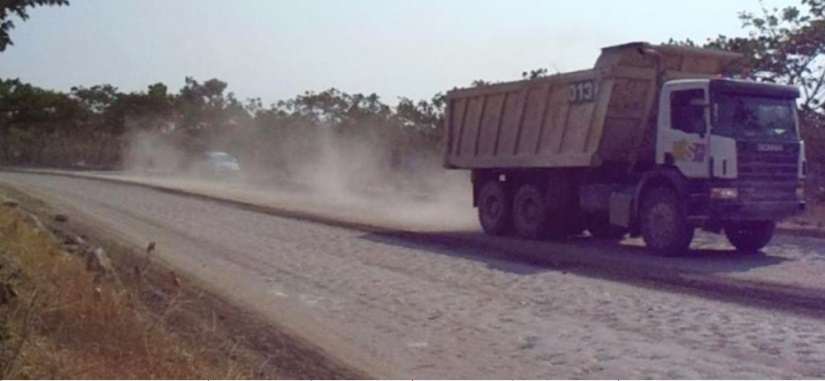 Before Aplikasi Dust Suppression