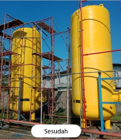 Hasil yellow tank coating